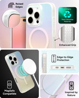 Zagg - Milan Snap Magsafe Case For Apple Iphone 16 Pro - Iridescent