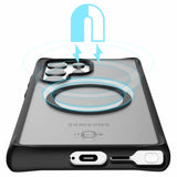 Itskins - Hybrid_r Frost Magsafe Case For Samsung Galaxy S24 Ultra - Black