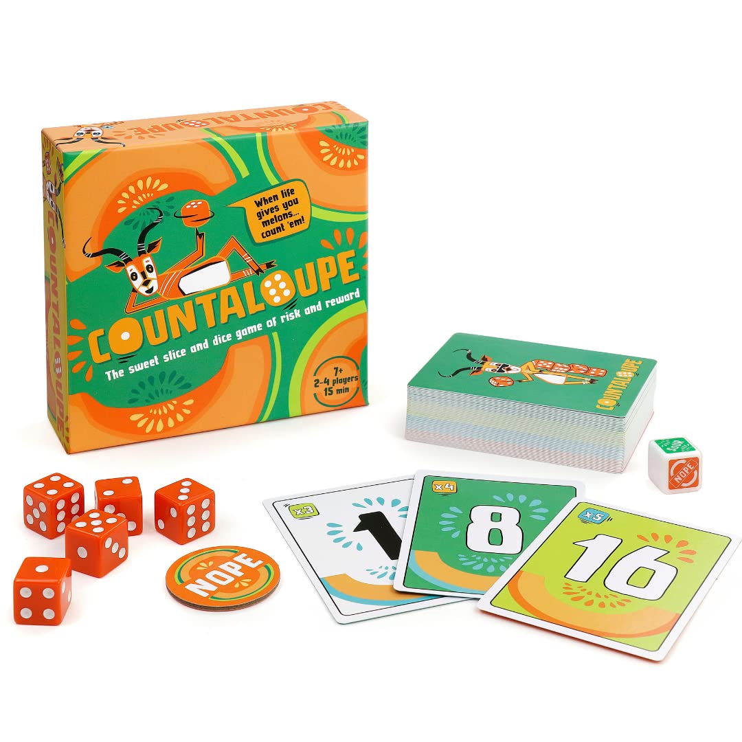 Bananagrams Countaloupe: Slice and Dice STEM Game for Kids Age 7+