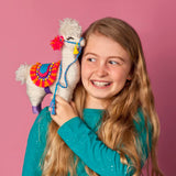 Craft-tastic – Yarn Llama Kit – Craft Kit Makes 1 Yarn-Wrapped Llama