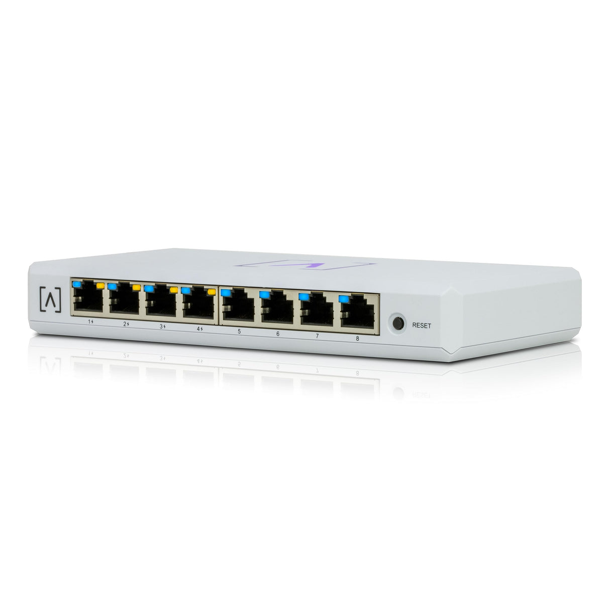 Alta Labs S8-POE | 8 Port Multi-Gigabit Cloud-Managed Ethernet Switch with 4 PoE+ Ports | 60W PoE Budget | Desktop or Wall Mount | Manage Network via Cloud or Local Controller | Ethernet Splitter