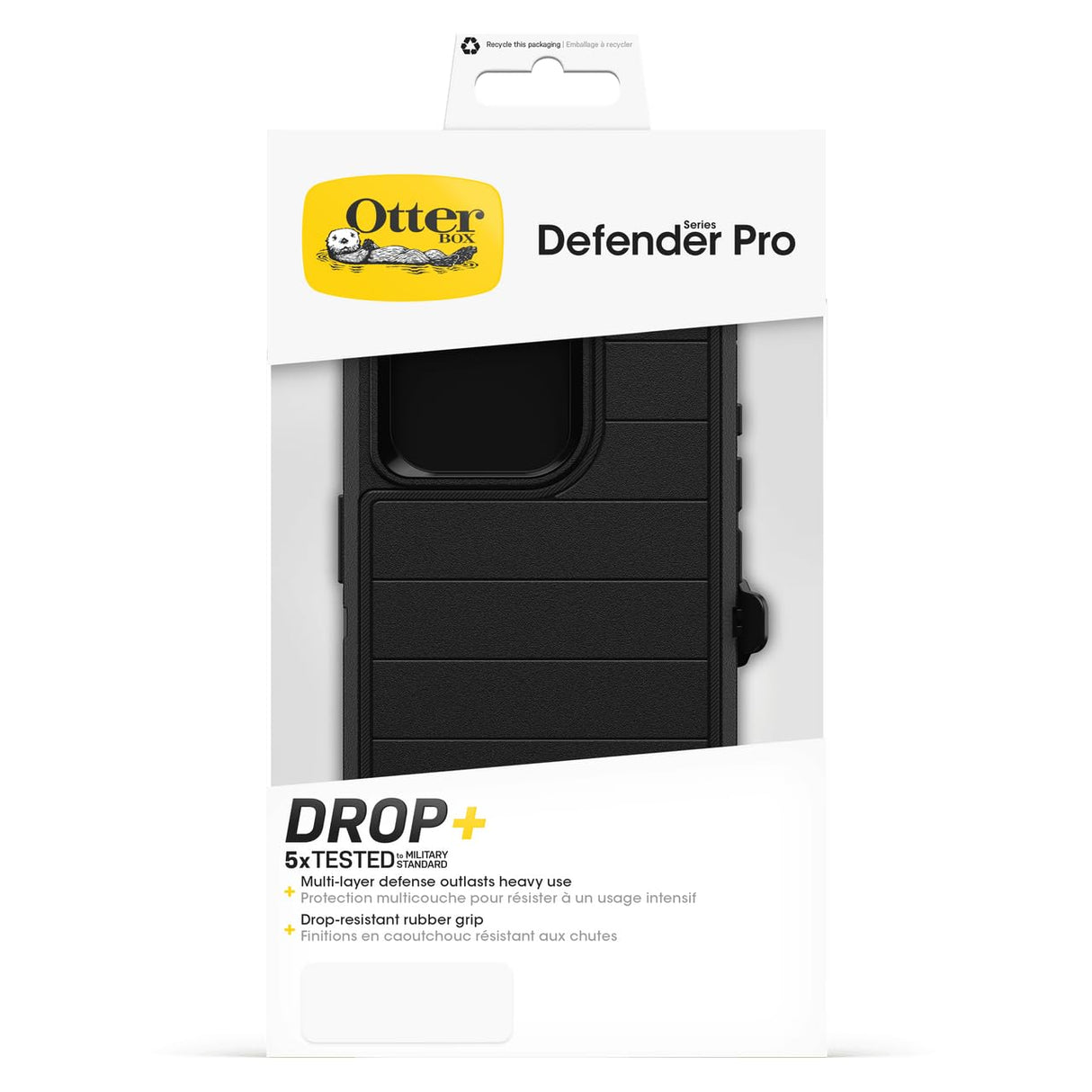 Otterbox - Defender Pro Case For Apple Iphone 15 Pro  - Black