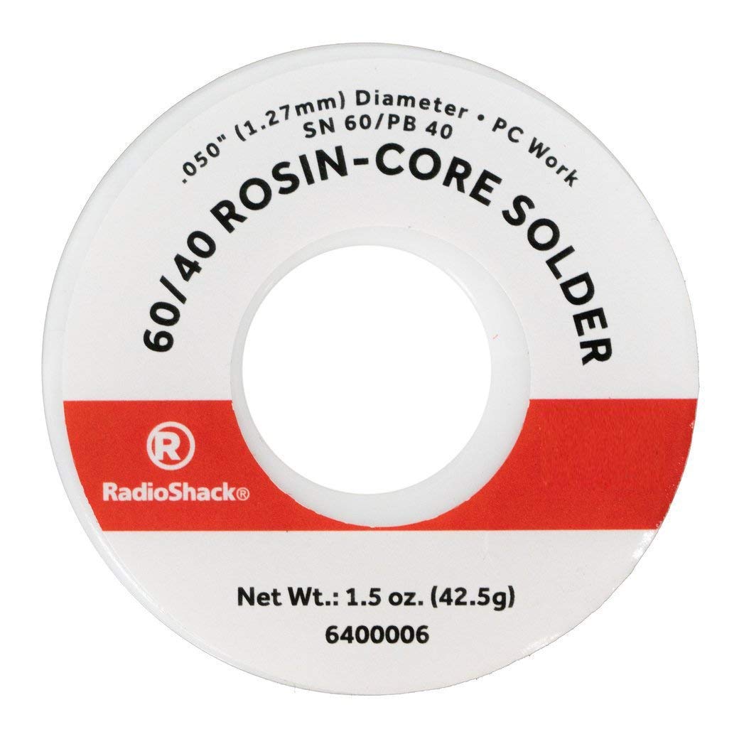 SNPB 60/40 ROSIN-CORE SOLDER 0.050" DIAMETER (1.5OZ)