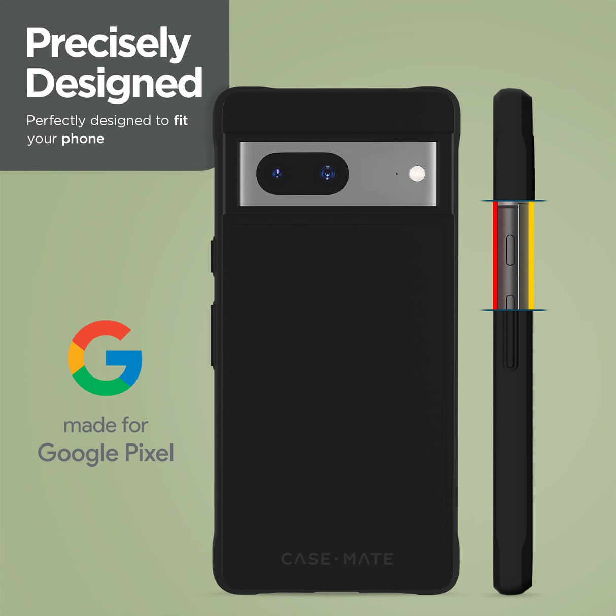 Case-mate - Tough Case For Google Pixel 7a - Black