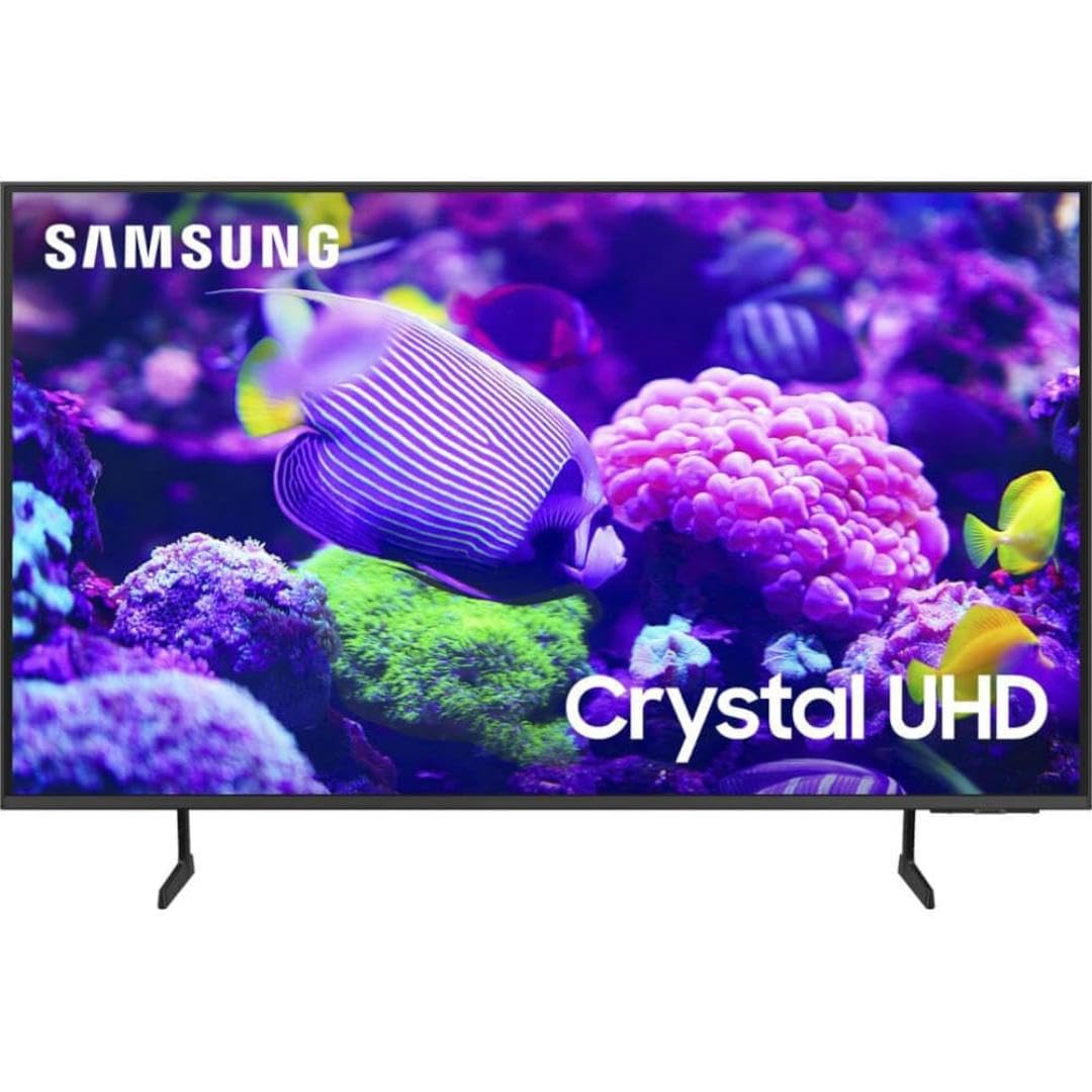 SAMSUNG 43-Inch Class Crystal UHD 4K DU7200 Series HDR Smart TV w/Object Tracking Sound Lite, PurColor, Motion Xcelerator, Mega Contrast, Q-Symphony (UN43DU7200, 2024 Model)