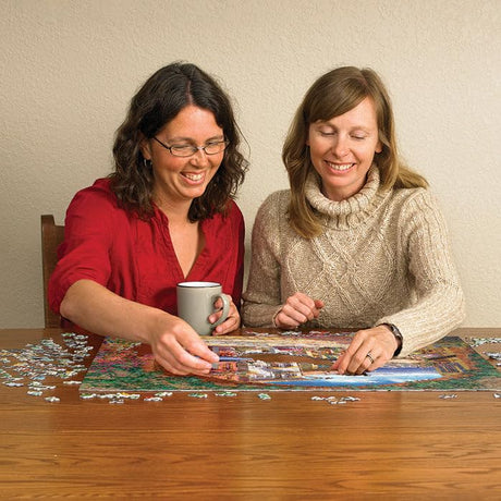 Cobble Hill 500 Piece Puzzle - Archway to Cagne - Sample Poster Included - image 4