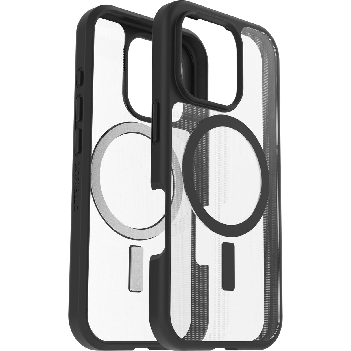 Otterbox - React Magsafe Case For Apple Iphone 16 Pro - Black Crystal