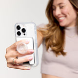 Popsockets - Magsafe Popwallet Plus - White Clear