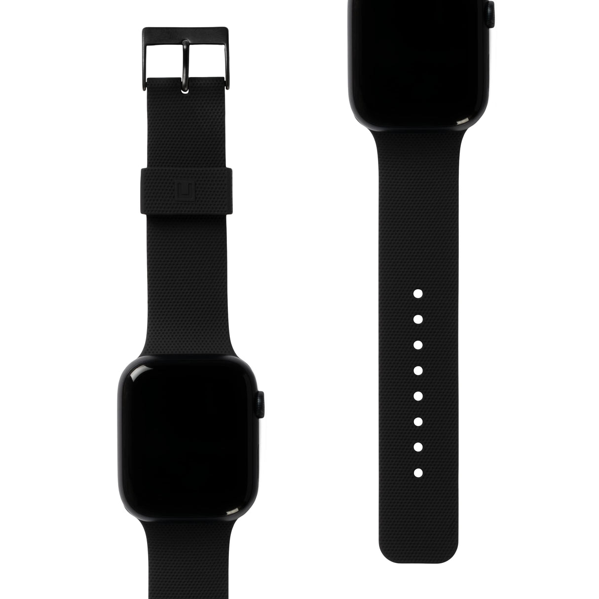 Urban Armor Gear (uag) - U Dot Silicone Watch Strap For Apple Watch 42mm / 44mm / 45mm / 49mm - Black