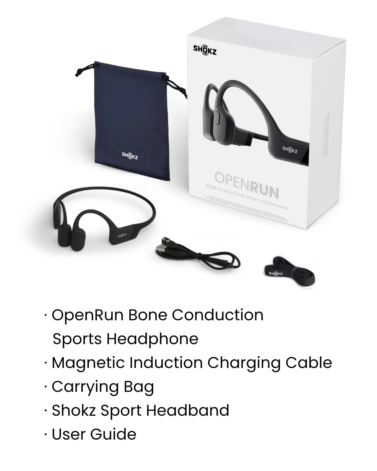 AFTERSHOKZ OPENRUN HEADPHONES BLACK