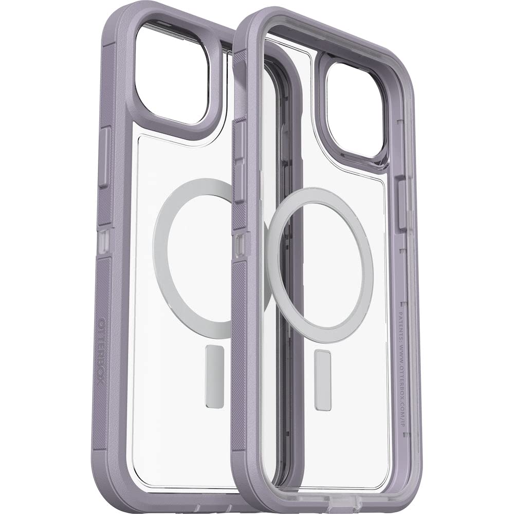 Otterbox - Defender Xt Magsafe Clear Case For Apple Iphone 14 Plus - Lavender Sky