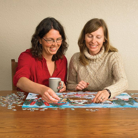 Cobble Hill 500 Piece Puzzle - Snow Day! - Sample Poster Included - image 4
