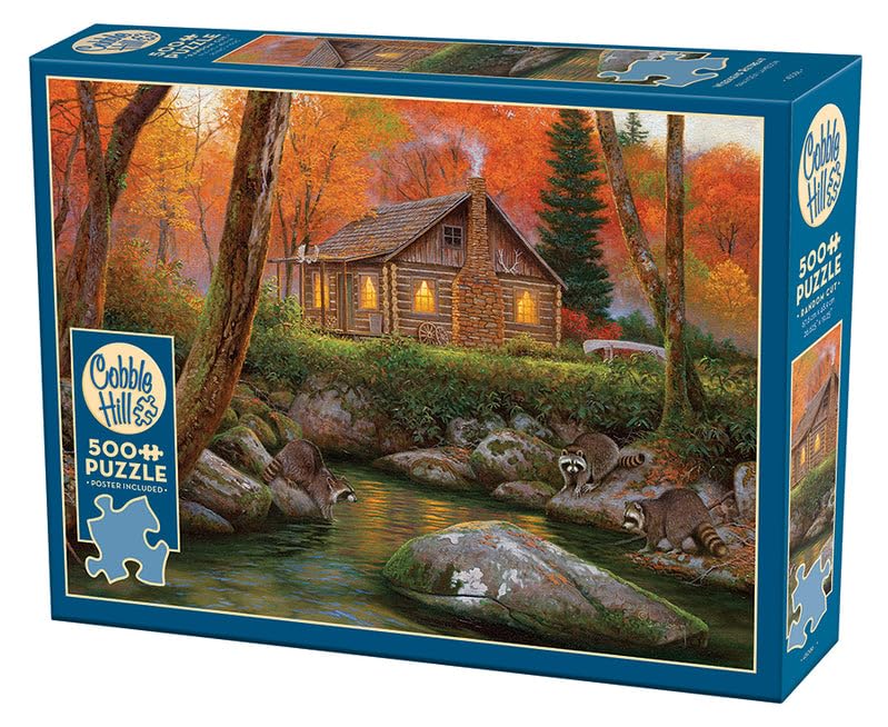 Cobble Hill 500 Piece Puzzle - Weekend Retreat - Sample Poster Included