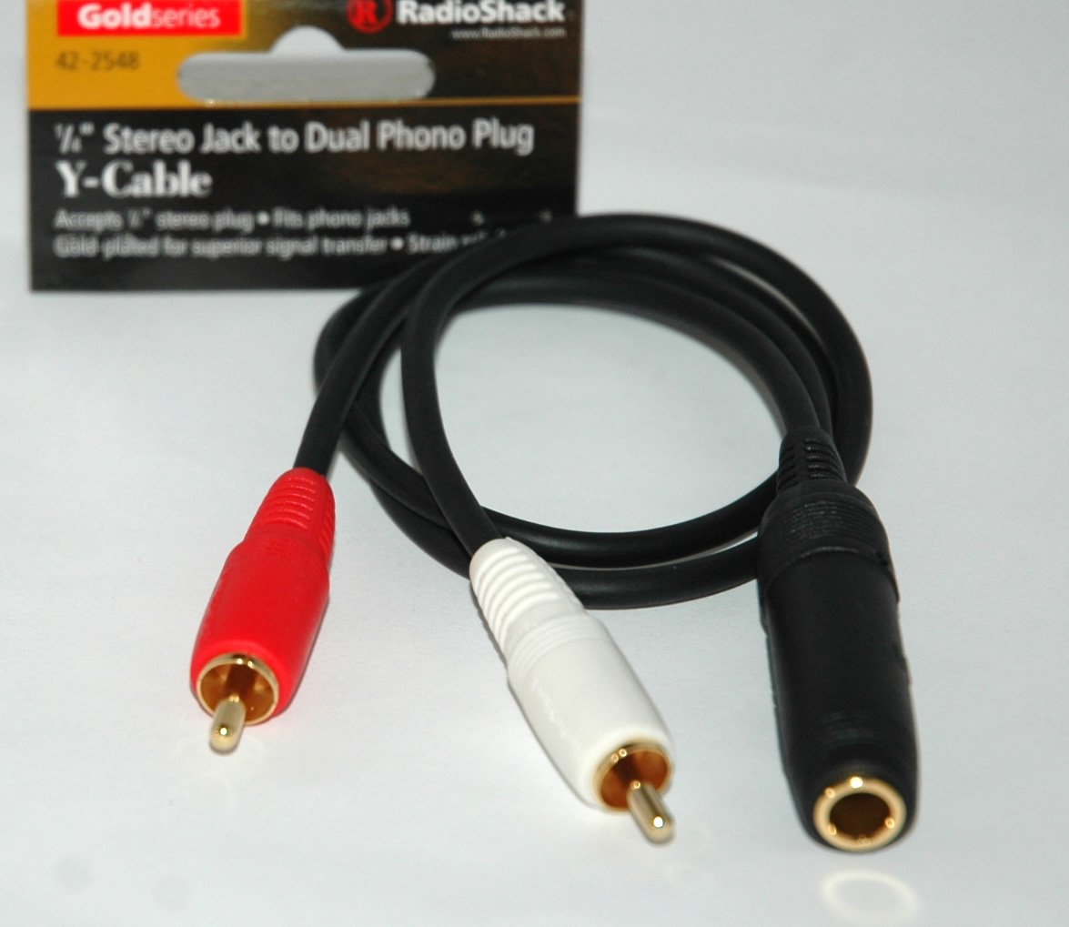 12-INCH SHIELDED Y-CABLE