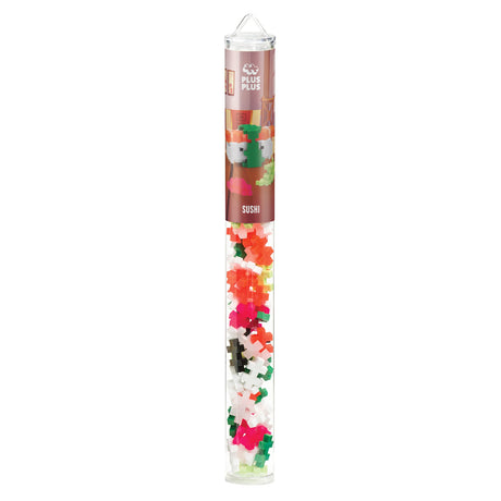 Plus Plus 3D Food Building Block Set - Sushi Mini Maker Tube Kit
