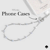 Kate Spade - Phone Charm - Dazzle Chain Silver