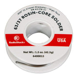 SNPB 63/37 ROSIN-CORE SOLDER 0.050" DIAMETER (1.5OZ)