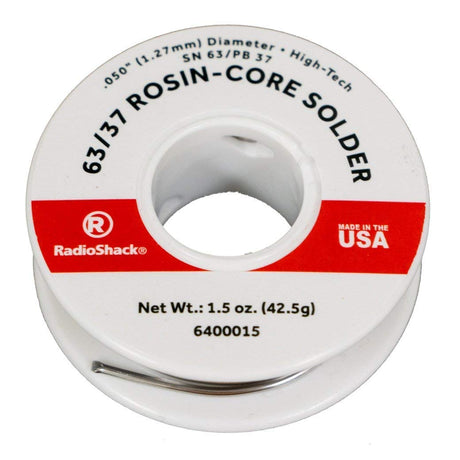 SNPB 63/37 ROSIN-CORE SOLDER 0.050" DIAMETER (1.5OZ)