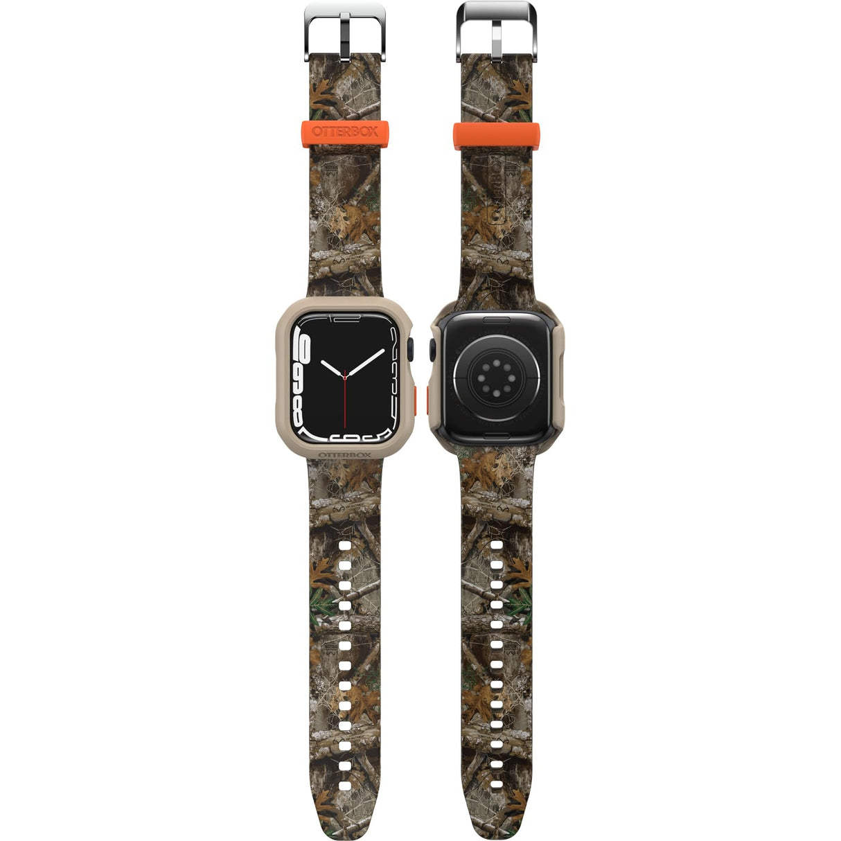 Otterbox - Bumper Graphic Case With Terrus Band For Apple Watch Series 8 45mm / Watch Series 9 45mm - Realtree Forest Edge