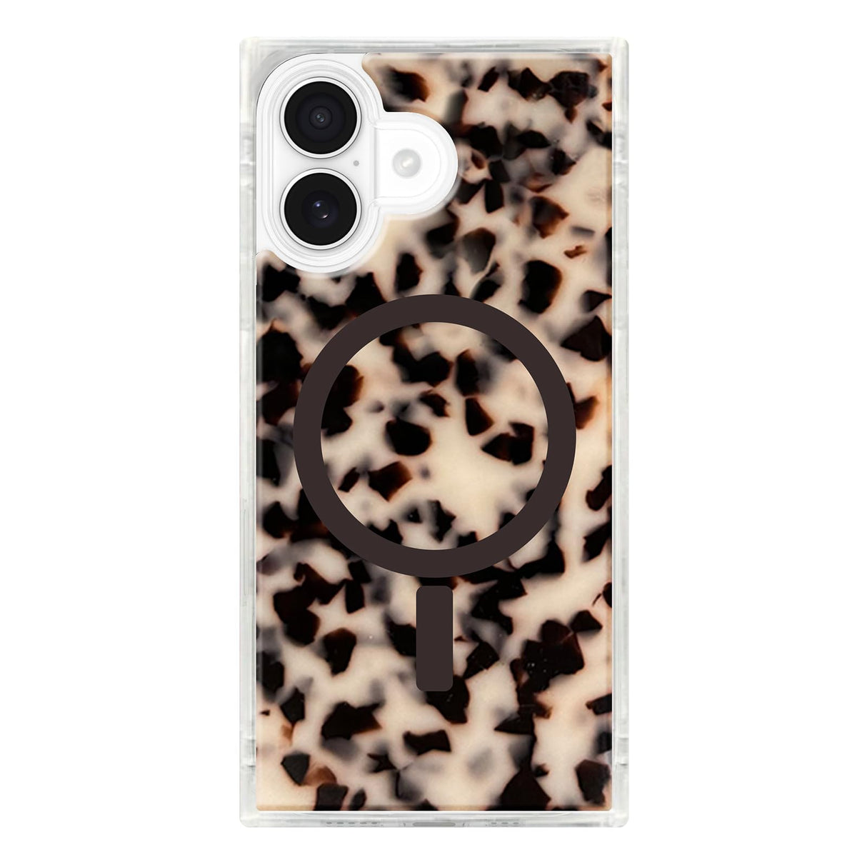 Flaunt - Square MagSafe Case for Apple iPhone 17 - Blonde Tortoise Shell