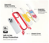 Laut - Pop Lovie Magsafe Case For Apple Iphone 16 Pro - Sunny Red