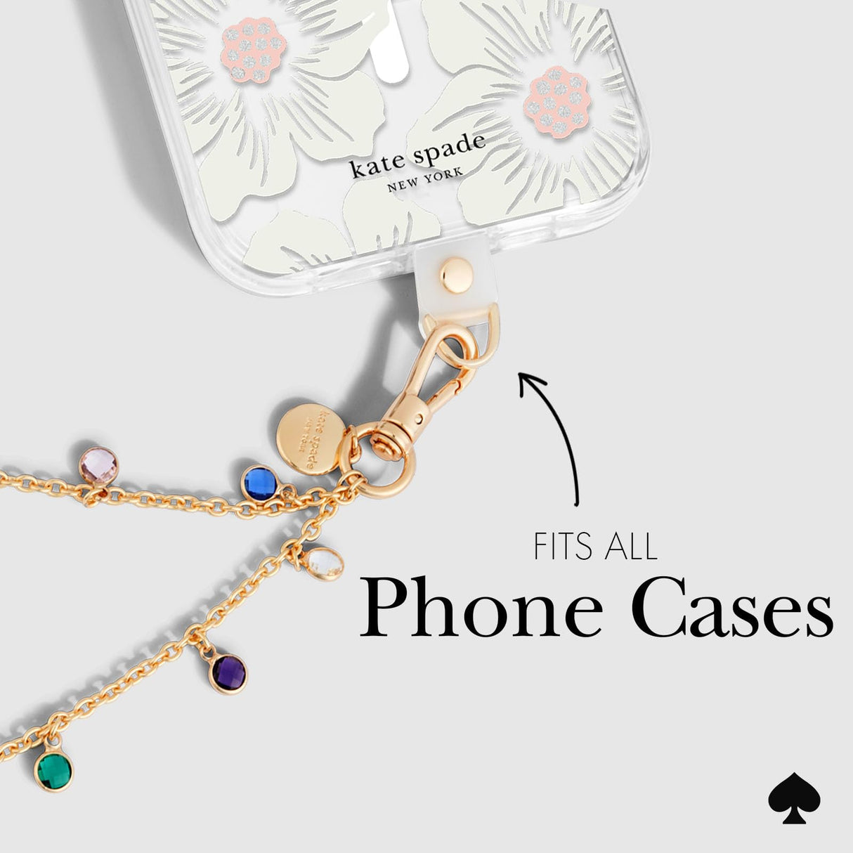 Kate Spade - Phone Charm - High Shine