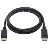 Tripp Lite DisplayPort Cable with Latches (M/M), DP to DP, 4K x 2K, 6-ft. (P580-006), Black, Monitor
