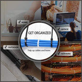 CABLE TIE 4IN 18LB NYLON SELF-LOCKING BLACK 100 PACK