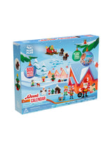 Plus Plus Christmas Advent Calendar 2024, 25 Kids Building Block Toys, Mini 3D Puzzle Kits, Fun Holiday Countdown Stem Gifts, 600 Pieces - Santa's Visit