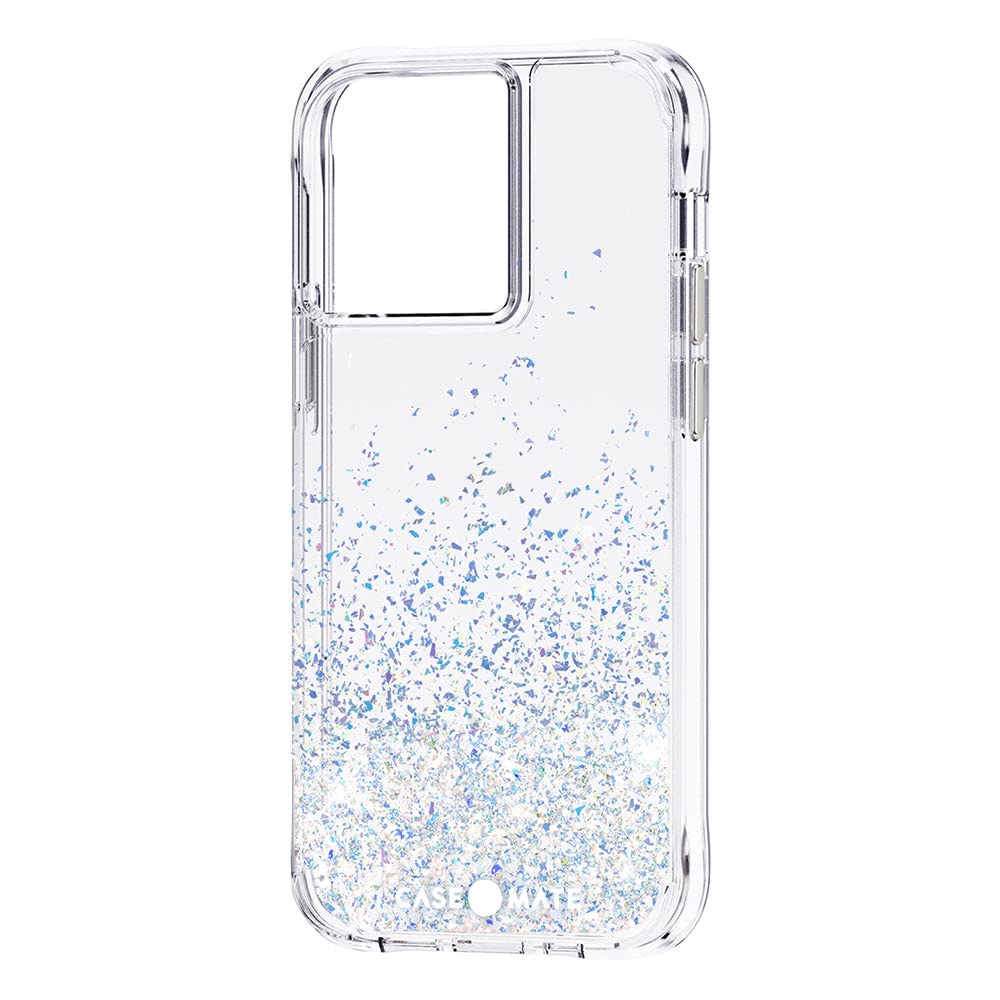 Case-Mate iPhone 13 Pro Case - Twinkle Ombre Stardust with 10ft Drop Protection & Wireless Charging - Luxury Bling Glitter Case for iPhone 13 Pro, Anti Scratch, Shock Absorbing Materials