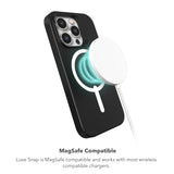 Zagg - Luxe Snap Magsafe Case For Apple Iphone 15 Pro Max - Black