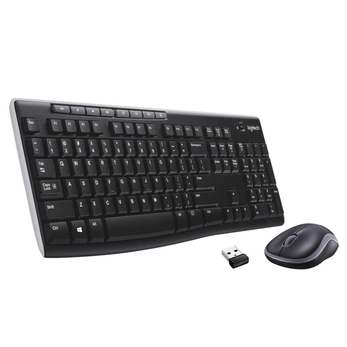 Logitech MK270 Wireless Keyboard and Mouse Combo — Keyboard and Mouse Included