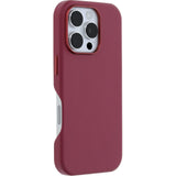 Otterbox - Symmetry Cactus Leather Magsafe Case For Apple Iphone 16 Pro - Maroon Bells