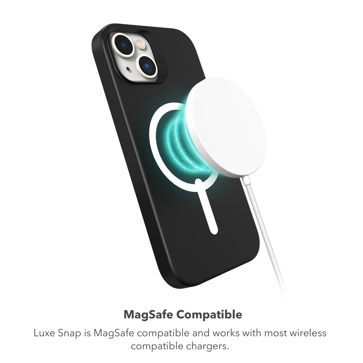 Zagg - Luxe Snap Magsafe Case For Apple Iphone 15 / Iphone 14 / Iphone 13 - Clear