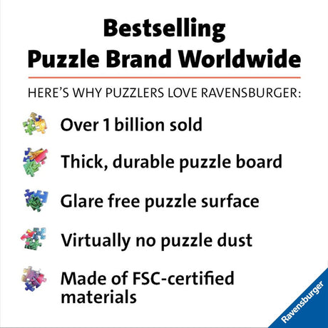 Ravensburger Circle of Colors: Ocean - 500 Piece Round Jigsaw Puzzle | Engaging Activity for Kids and Adults - image 5