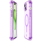 Itskins - Supreme_r Clear Magsafe Case For Apple Iphone 15 Plus / Iphone 14 Plus - Light Purple