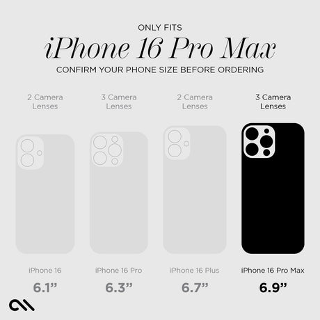 Case-Mate iPhone 16 Pro Max Case [Compatible with MagSafe] - Stylish Marble Phone Case with 12ft Drop Protection - Premium Magnetic Cover for iPhone 16 Pro Max - Karat Granite