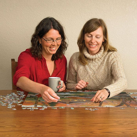 Cobble Hill 500 Piece Puzzle - Weekend Retreat - Sample Poster Included - image 4