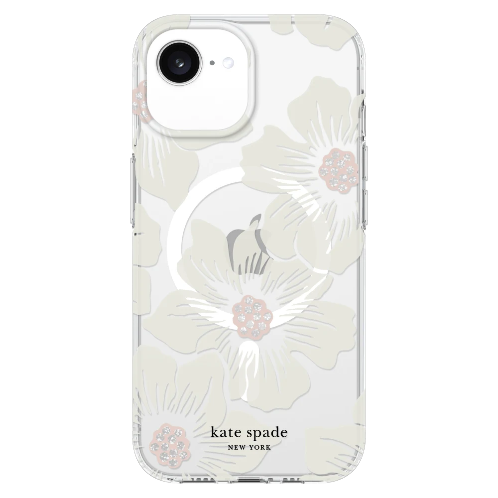 Kate Spade - Protective MagSafe Case for Apple iPhone 16e / iPhone 15 / iPhone 14 / iPhone 13 - Hollyhock Floral