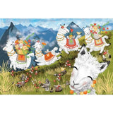 Cobble Hill Leaping Llamas  a 36-piece Puzzle