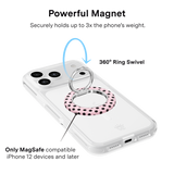 VELVET CAVIAR - Magnetic Phone Ring & Stand - Pink Polka Dot Princess