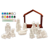 Masterpieces Puzzles - Nativity Scene - Plaster Figurine Paint Set