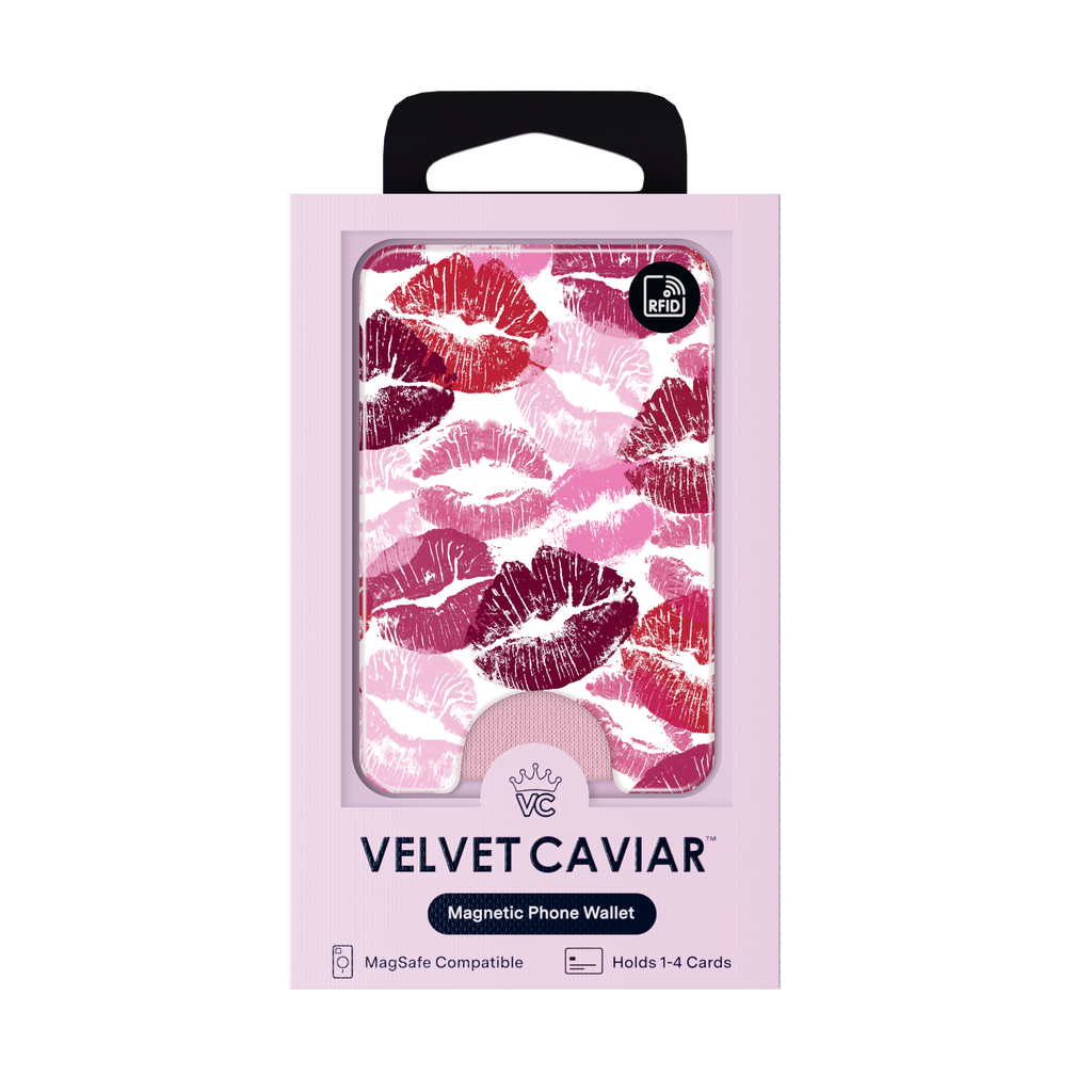 VELVET CAVIAR - Magnetic Phone Wallet - Kiss Me