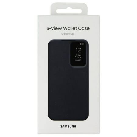 Samsung - S-view Wallet Case For Samsung Galaxy S23 (ds) - Black