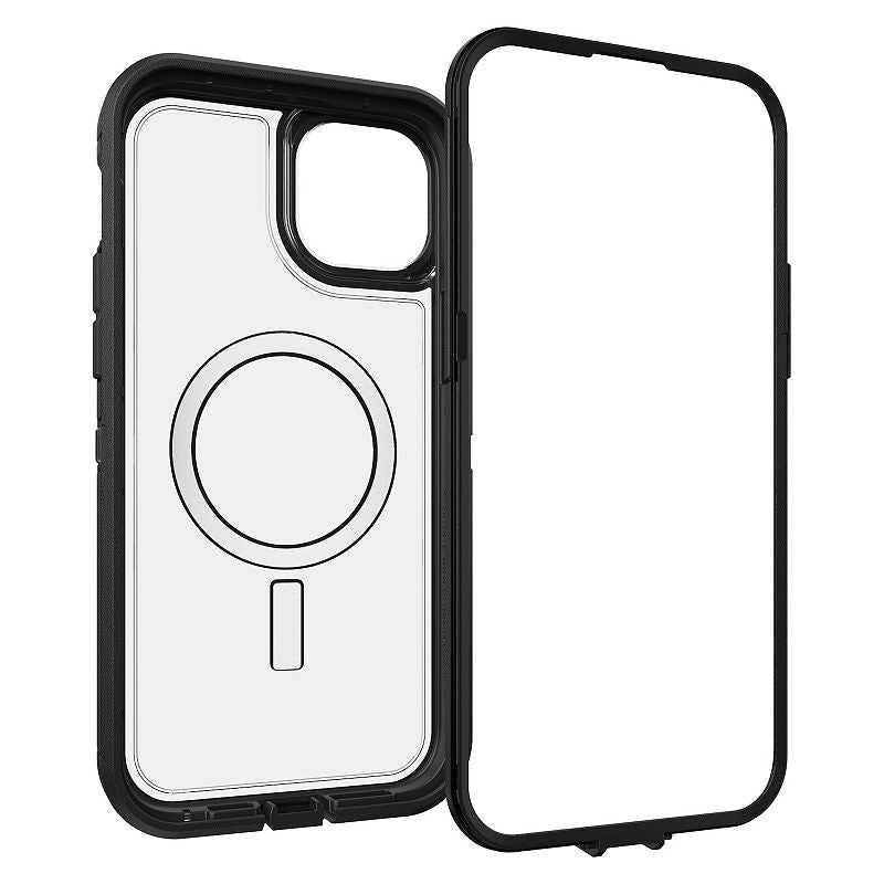 Otterbox - Defender Pro Xt Clear Magsafe Case For Apple Iphone 15 Plus  / Iphone 14 Plus - Dark Side