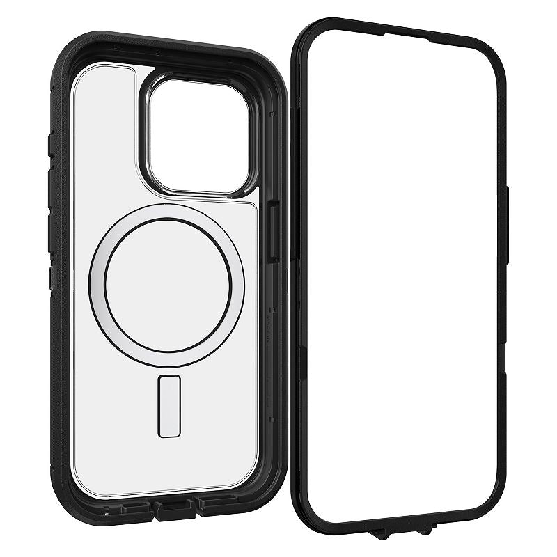 Otterbox - Defender Pro Xt Clear Magsafe Case For Apple Iphone 15 Pro  - Dark Side