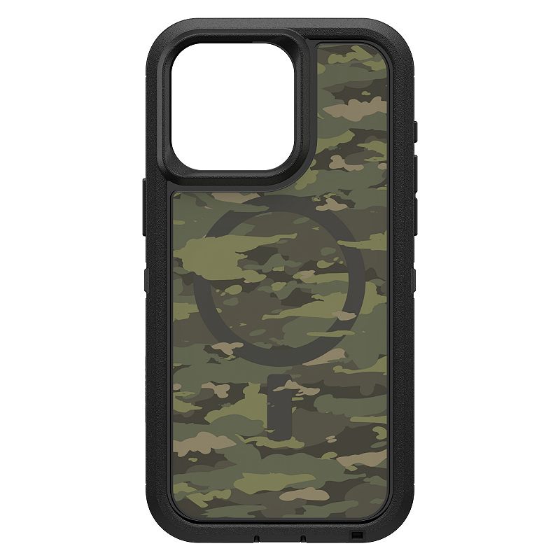 Otterbox - Defender Pro Xt Clear Magsafe Case For Apple Iphone 15 Pro Max  - Woodland Camo