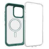 Otterbox - Defender Pro Xt Clear Magsafe Case For Apple Iphone 15 Pro Max  - Velvet Evergreen