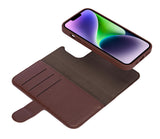 xBase iPhone 16 Pro Folio Exec Wallet Case MagSafe Compatible - Rustic Brown - image 5