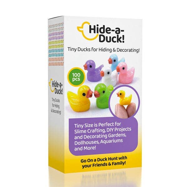 Showcase - Hide-A-Duck! (100pc) Tiny Ducks To Prank Your Friends With!